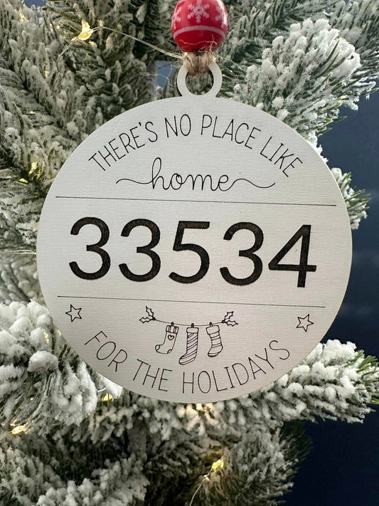 Theres no place like home 2023 christmas ornament